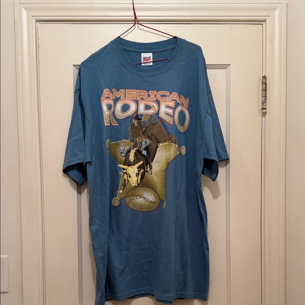 American Rodeo - Blue Graphic T-Shirt
